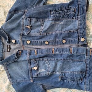 Denim Button-Up Jacket